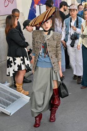 PFW Vivienne Westwood Outside Arrivals Yuka Kimura arriving at the Vivienne Westwood show during Paris Fashion Week, in Paris, France on 3 October 2026. Photo by Julien Reynaud APS-Medias ABACAPRESS.COM Paris France  Copyright: xReynaudxJulien APS-Medias ABACAx