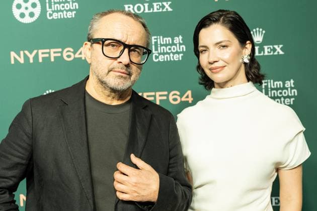 October 3, 2026, Bronx, New York, USA: Andrey Zvyagintsev and Iris Lebedeva attend screening of Minotaur during New York Film Festival at Alice Tully Hall at Lincoln Center in New York, NY on October 3, 2026. Bronx USA - ZUMAr339 20261003_znp_r339_029 Copyright: xLevxRadinx