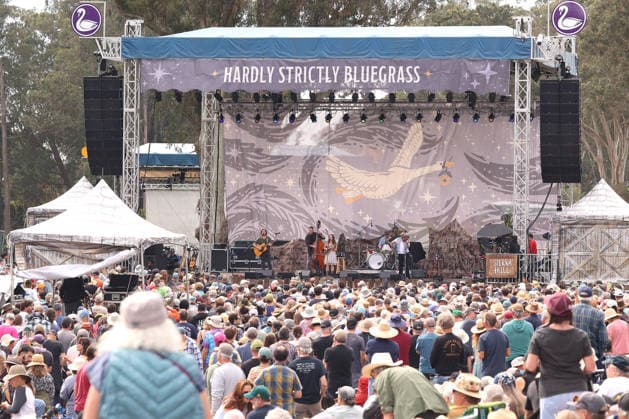 Hardly Strictly Bluegrass 2026 A general view of the atmosphere during the 2026 Hardly Strictly Bluegrass Music Festival at Golden Gate Park on October 2, 2026 in San Francisco, California. San Francisco Golden Gate Park California United States Copyright: ximageSPACEx