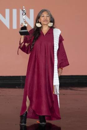 October 4, 2026: TO-45341 & x2013; Mexico City. October 3, 2026. Angeles Cruz wins an Ariel Award at the 68th Ariel Awards ceremony presented by the Mexican Academy of Cinematographic Arts and Sciences (AMACC), held at Churubusco Studios in Mexico City. Clasos.com.mx - ZUMAcs4_ 20261004_faa_cs4_006 Copyright: xMikaxRoblesx