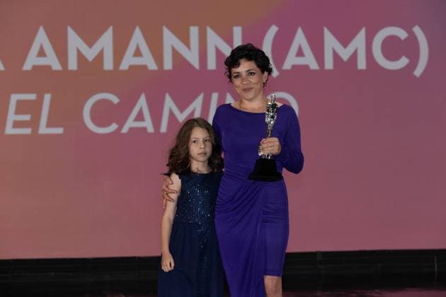 October 4, 2026: TO-45341 & x2013; Mexico City. October 3, 2026. Ximena Amann wins an Ariel Award at the 68th Ariel Awards ceremony presented by the Mexican Academy of Cinematographic Arts and Sciences (AMACC), held at Churubusco Studios in Mexico City. Clasos.com.mx - ZUMAcs4_ 20261004_faa_cs4_012 Copyright: xMikaxRoblesx