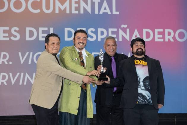 October 4, 2026: TO-45341 & x2013; Mexico City. October 3, 2026. The movie Las voces del penadero of Irving Serrano and Victor Rejon wins an Ariel Award at the 68th Ariel Awards ceremony presented by the Mexican Academy of Cinematographic Arts and Sciences (AMACC), held at Churubusco Studios in Mexico City. Clasos.com.mx - ZUMAcs4_ 20261004_faa_cs4_035 Copyright: xMikaxRoblesx