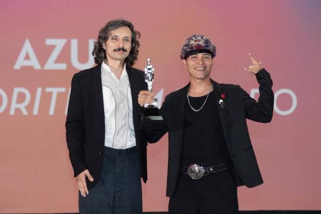 October 4, 2026: TO-45341 & x2013; Mexico City. October 3, 2026. Algoritmo Malvado wins an Ariel Award at the 68th Ariel Awards ceremony presented by the Mexican Academy of Cinematographic Arts and Sciences (AMACC), held at Churubusco Studios in Mexico City. Clasos.com.mx - ZUMAcs4_ 20261004_faa_cs4_044 Copyright: xMikaxRoblesx
