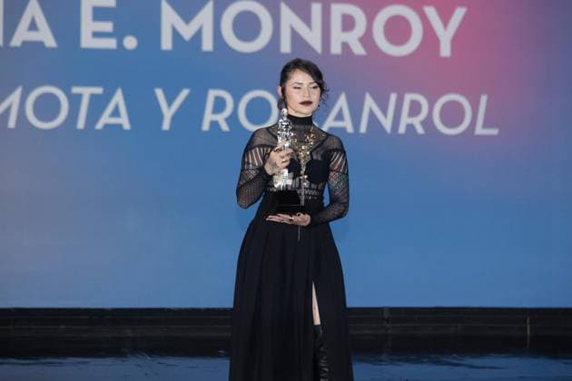 October 4, 2026: TO-45341 & x2013; Mexico City. October 3, 2026. Katina Monrroy wins an Ariel Award at the 68th Ariel Awards ceremony presented by the Mexican Academy of Cinematographic Arts and Sciences (AMACC), held at Churubusco Studios in Mexico City. Clasos.com.mx - ZUMAcs4_ 20261004_faa_cs4_046 Copyright: xMikaxRoblesx