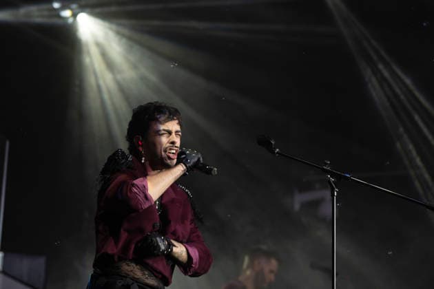 October 3, 2026, Madrid, Spain: Artist Ivan Herzog, performs live on stage during a performance at the Movistar Arena. Madrid Spain - ZUMAs197 20261003_aaa_s197_208 Copyright: xAtilanoxGarciax