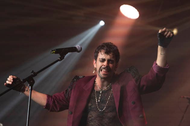 October 3, 2026, Madrid, Spain: Artist Ivan Herzog, performs live on stage during a performance at the Movistar Arena. Madrid Spain  - ZUMAs197 20261003_aaa_s197_231 Copyright: xAtilanoxGarciax
