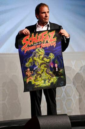 Peter Rütten at the world premiere of the first episode of the new SchleFaZ season on the big screen: *Ghost Hunter John Sinclair: The Demon Wedding* at the Ernst Reuter Hall in Berlin, October 3, 2026 Foto:xN.xKubelkax xFuturexImagex schlefaz_6010