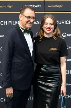 Christian Jungen and Luna Wedler at the premiere of the feature film *De Rägebogefisch* at the 22nd Zurich Film Festival at Corso Zurich, October 3, 2026 Foto:xA.xRaemyx xFuturexImagex raegebogefisch_6019