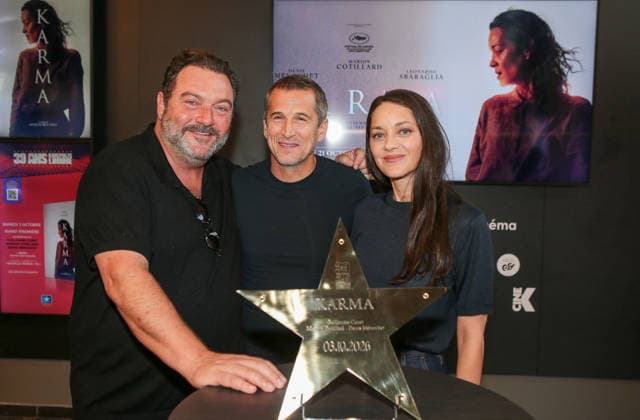 Denis Ménochet, Guillaume Canet, and Marion Cotillard at the premiere of the film *Karma* at the Kinepolis cinema in Lomme, France, on October 3, 2026 Stéphane Vansteenkiste Bestimage Premiere of the film *Karma* at the Kinepolis cinema in Lomme, France, on October 3, 2026 Lomme, unknown  Copyright: xVANSTEENKISTExSTEPHANEx xBESTIMAGExVANSTEENKISTExSTEPHANEx xBESTIMAGEx