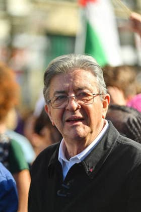 Politics At Paris Pride March - France Jean-Luc Melenchon attends the Pride Parade to defend the rights of LGBTQ individuals, marching from Place d Italie to Bastille in Paris, France on October 3, 2026 Photo Ait Adjedjou Karim ABACAPRESS.COM Paris France Copyright: xAitxAdjedjouxKarim ABACAx