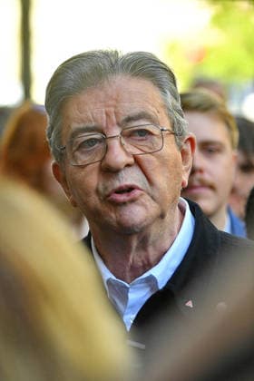 Politics At Paris Pride March - France Jean-Luc Melenchon attends the Pride Parade to defend the rights of LGBTQ individuals, marching from Place d Italie to Bastille in Paris, France on October 3, 2026 Photo Ait Adjedjou Karim ABACAPRESS.COM Paris France Copyright: xAitxAdjedjouxKarim ABACAx