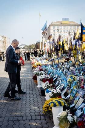 Kyiv, Ukraine, October 4, 2026 Ukrainian President Volodymyr Zelenskyy and German Chancellor Friedrich Merz (CDU). Photo: German Federal Government, Tobias Koch Copyright: xBundesregierung TobiasxKoch dtsxNachrichtenagenturx dts_137083
