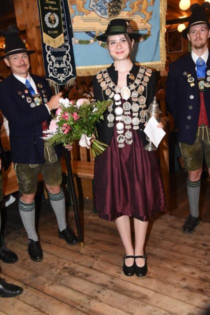 Franziska Gromann, 2026 State Youth Shooting Queen, Munich, April 10, 2026, Theresienwiesn, Oktoberfest, Shooting Festival Tent, State Shooting Competition, Award Ceremony for This Year s Shooting Kings, Photo: Munich