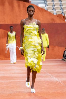 PFW Lacoste - Runway LZ A model walks the runway during the Lacoste Womenswear Spring Summer 2027 show as part of Paris Fashion Week on October 4, 2026 at Roland Garros in Paris, France. Photo by Laurent Zabulon ABACAPRESS.COM  Copyright: xZabulonxLaurent ABACAx
