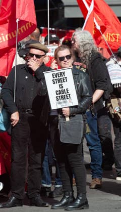 Anniversary and March of the Battle of Cable Street Whitechapel London UK 04 Oct 2026 Anniversary and March of the Battle of Cable Street Whitechapel London UK, Credit:Dwayne Brown Avalon Copyright: xDwaynexBrownx xAvalonx 1140523589