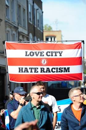 Anniversary and March of the Battle of Cable Street Whitechapel London UK 04 Oct 2026 Anniversary and March of the Battle of Cable Street Whitechapel London UK, Credit:Dwayne Brown Avalon  Copyright: xDwaynexBrownx xAvalonx 1140530934