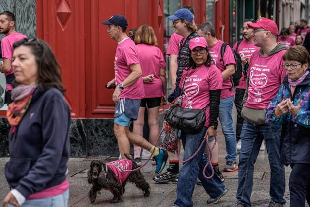 Thousands in pink join Octobre Rose 5K in Nancy NANCY, FRANCE - OCTOBER 04: Participants dressed in pink take part in the Octobre Rose 5K March &amp; Run held as part of breast cancer awareness activities in Nancy, France, on October 04, 2026. Thousands of participants gather at the Palais du Gouvernement before the 5-kilometre march and run through the city, creating striking scenes as they take part in the event dressed in pink. Muhammed Said Tako Anadolu Nancy France. Editorial use only. Please get in touch for any other usage.  Copyright: x2026xAnadoluxMuhammedxSaidxTakox