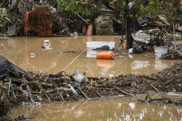 2 people killed as heavy rain hits parts of Spain BARCELONA, SPAIN - OCTOBER 4: Floodwaters submerge streets following severe torrential rainfall in Montornes del Valles, Barcelona, Spain on October 4, 2026. Heavy rains triggered widespread flooding across Catalonia, leaving at least two people dead and one missing as emergency services responded to widespread disruptions. Lorena Sopena Lopez Anadolu Barcelona Spain. Editorial use only. Please get in touch for any other usage.  Copyright: x2026xAnadoluxLorenaxSopenaxLopezx