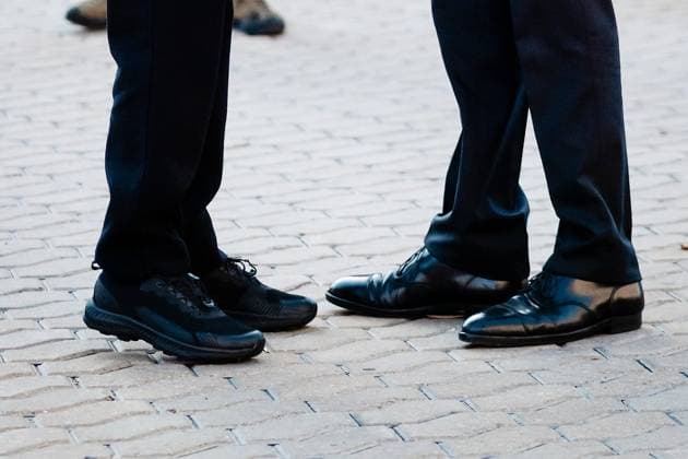 Kyiv, Ukraine, October 4, 2026: Ukrainian President Volodymyr Zelenskyy (left) stands on his tiptoes as he greets German Chancellor Friedrich Merz (CDU, right). Edited image; original photo by the German Federal Government, Tobias Koch Copyright: xBundesregierung TobiasxKoch dtsxNachrichtenagenturx dts_137089