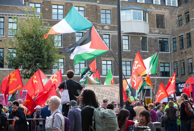 Anniversary and March of the Battle of Cable Street Whitechapel London UK 04 Oct 2026 Anniversary and March of the Battle of Cable Street Whitechapel London UK, Credit:Dwayne Brown Avalon Copyright: xDwaynexBrownx xAvalonx 1140546878