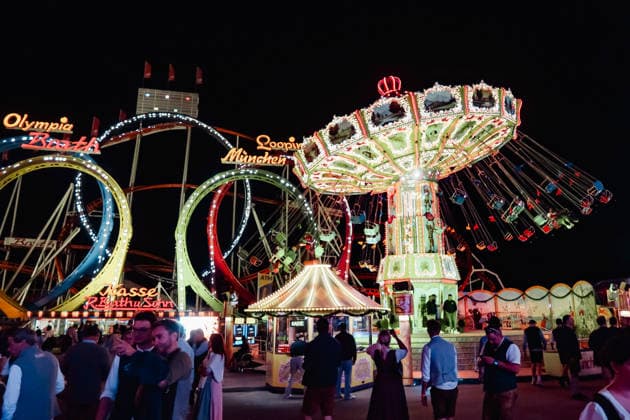 IPA89308746 - Munich, The 191st edition of Oktoberfest. Pictured: A view of the world s largest and most famous folk festival Copyright: xAlessandroxBremecx xx IPA89308746