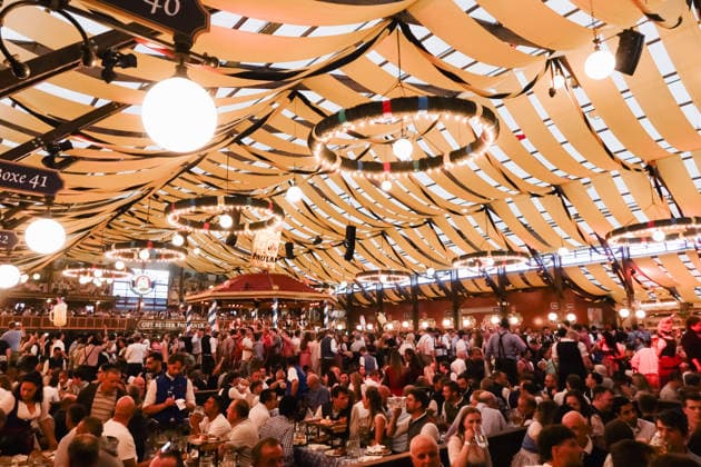 IPA89308764 - Munich, The 191st edition of Oktoberfest. Pictured: A view of the world s largest and most famous folk festival Copyright: xAlessandroxBremecx xx IPA89308764