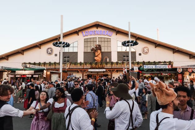 IPA89308768 - Munich, The 191st edition of Oktoberfest. Pictured: A view of the world s largest and most famous folk festival Copyright: xAlessandroxBremecx xx IPA89308768