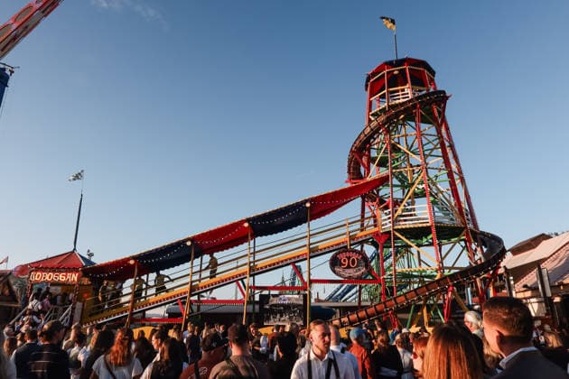 IPA89308785 - Munich, The 191st edition of Oktoberfest. Pictured: A view of the world s largest and most famous folk festival Copyright: xAlessandroxBremecx xx IPA89308785