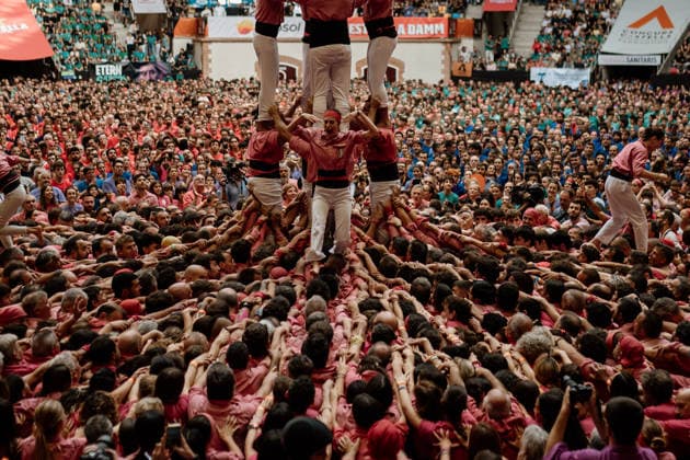 Final Day of the 30th Castells Competition in Tarragona Final Day of the 30th Castells Competition, at the CaixaBank Tàrraco Arena, on October 4, 2026, in Tarragona, Catalonia, Spain. The Castells Competition is a performance featuring human towers by the best colles (human tower groups) in Catalonia, held every two years, at the former bullring, the site where the first edition was held in 1932. OCTOBER 4, 2026 Tarragona Catalonia Tarragona Catalonia Spain Copyright: xLaiaxSolanellasx 7821102