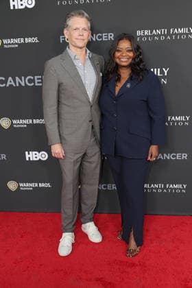 October 4, 2026, Santa Monica, California, USA: Brunson Green, Octavia Spencer at The Barbara Berlanti Heroes Gala Benefitting F Cancer at Barker Hangar Santa Monica USA  - ZUMAg107 20261004_zep_g107_028 Copyright: xNinaxPrommerx
