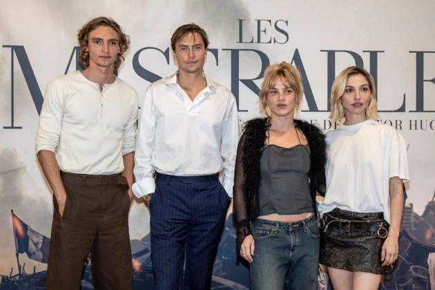 Premiere of Les Misérables by Fred Cavayé - Bordeaux MLG Vassili Schneider, Louis Peres, Megan Northam and Marie Colomb. The cast of French director Fred Cavayé s film Les Misérables attend a special preview screening at UGC Ciné Cité in Bordeaux, France, on October 4, 2026. Photo by Margot Le Gonidec ABACAPRESS.COM Bordeaux France Copyright: xLexGonidecxMargot ABACAx