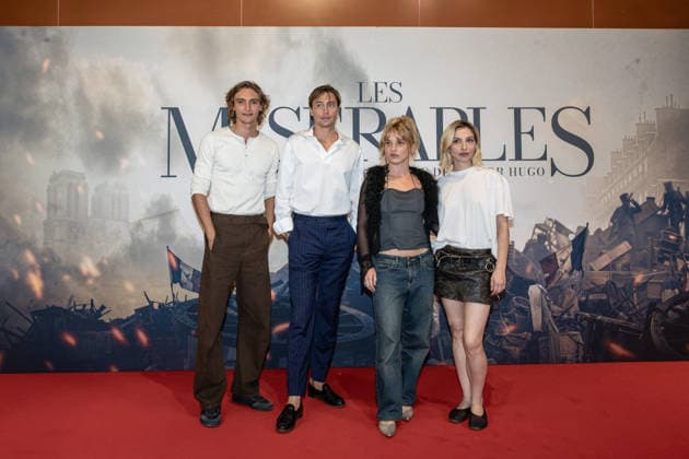 Premiere of Les Misérables by Fred Cavayé - Bordeaux MLG Vassili Schneider, Louis Peres, Megan Northam and Marie Colomb. The cast of French director Fred Cavayé s film Les Misérables attend a special preview screening at UGC Ciné Cité in Bordeaux, France, on October 4, 2026. Photo by Margot Le Gonidec ABACAPRESS.COM Bordeaux France Copyright: xLexGonidecxMargot ABACAx