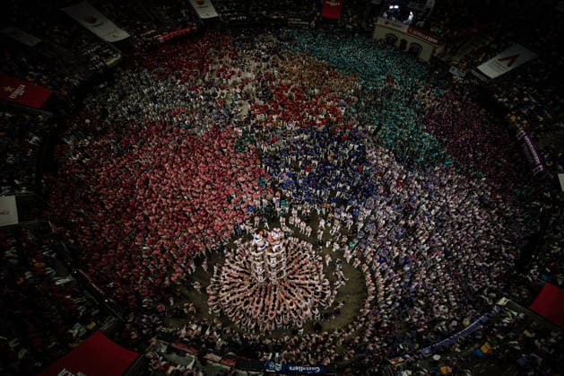 Final Day of the 30th Castells Competition in Tarragona Final Day of the 30th Castells Competition, at the CaixaBank Tàrraco Arena, on October 4, 2026, in Tarragona, Catalonia, Spain. The Castells Competition is a display of castells—human towers—by the best colles (human tower groups) in Catalonia, held every two years, at the former bullring, the site where the first edition was held in 1932. OCTOBER 4, 2026 Tarragona Catalonia Tarragona Catalonia Spain  Copyright: xLaiaxSolanellasx 7821205