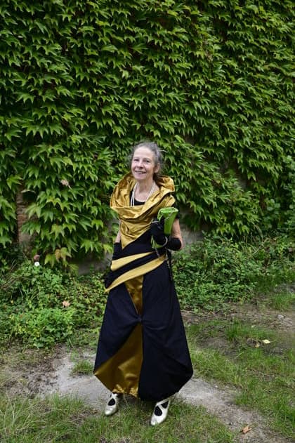 Gertrud Schleising at the Ost West Kunstgespräche roundtable discussion in a salon format—a tribute to Ida Dehmel at the Literaturhaus Alte Synagoge in Görlitz, October 4, 2026 Copyright: xMatthiasxWehnertx