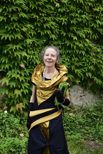 Gertrud Schleising joining the discussion panel East-West Art Talks in a salon format—a tribute to Ida Dehmel at the Literaturhaus Alte Synagoge in Görlitz, October 4, 2026 Copyright: xMatthiasxWehnertx