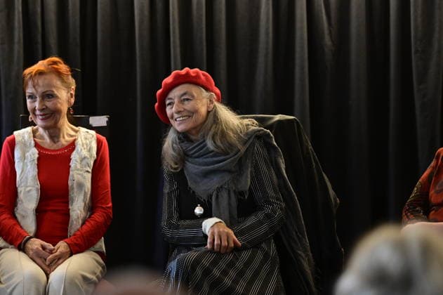 Blanche Kommerell at the Ost West Kunstgespräche roundtable discussion in a salon format—a tribute to Ida Dehmel at the Literaturhaus Alte Synagoge in Görlitz, October 4, 2026 Copyright: xMatthiasxWehnertx