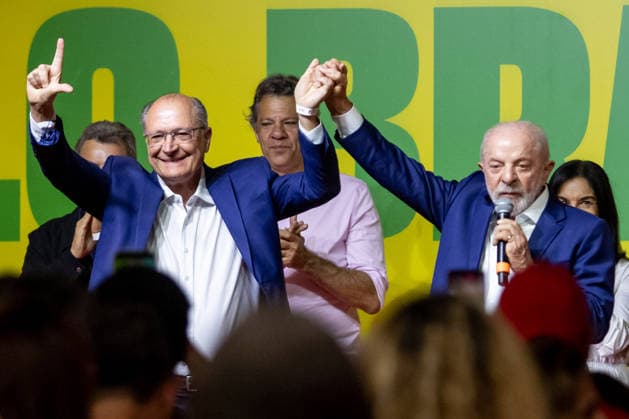 SaO PAULO, SP - 04.10.2026: 2026 ELECTIONS SP - President Luiz Inacio Lula da Silva gives a statement to the press after the results of the first round of the 2026 Elections, on Sunday night (04) in Sao Paulo, SP. x3025592x  RodileixMorais