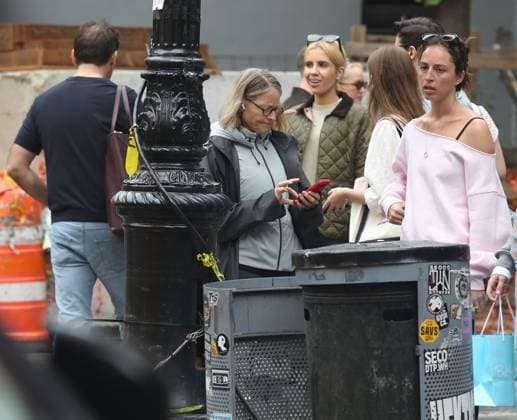 Jodie Foster unrecognized on a busy street in the West Village while stopping to look up directions on her phone for 10 minutes Featuring: Jodie Foster Where: New York City, New York, United States When: 04 Oct 2026 Credit: Rob Davis INSTARimages EDITORIAL USE ONLY. NOT FOR USE BY NEWSPAPERS BASED IN THE UK. Copyright: xx instar56075002