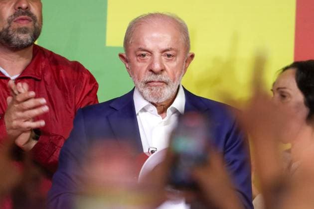 Lula s statement after the first round of the presidential election was decided. Sao Paulo, SP. 04.10.2026 - Elections-2026 - First statement by the president and candidate for re-election, Luiz Inacio Lula da Silva (PT) after the definition of the result of the first round of the election, at the Renaissance Hotel, on Paulista Avenue, central region of Sao Paulo, this Sunday, October 4, 2026.(Foto: Marina Uezima Brazil Photo Press Brazil Photo Press) INTERNATIONAL Sao Paulo Sao Paulo Brasil Copyright: xMarinaxUezimax