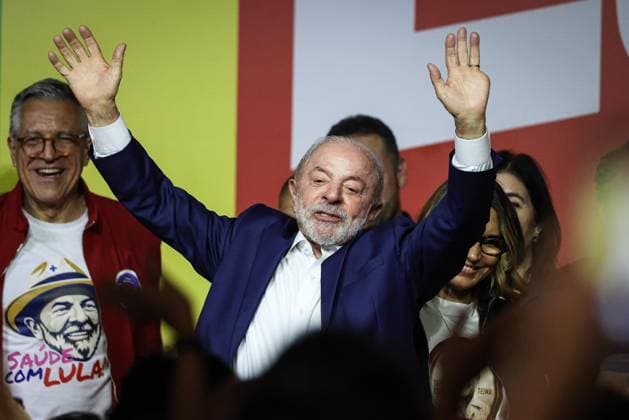 RECORD DATE NOT STATED Presidente Lula em coletiva de Imprensa SoO PAULO (SP), Oct. 4, 2026 POLITICS ELECTIONS President Luiz Inacio Lula da Silva at a press conference following the vote count and the confirmation of a runoff election on Sunday night (4). IMAGO Andre Pera Sao Paulo Brasil Copyright: xAndrexPerax