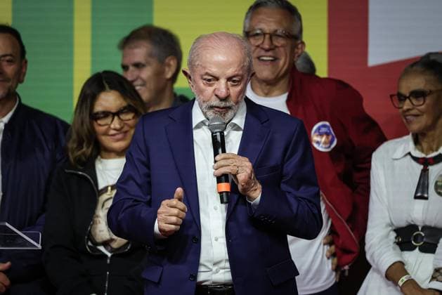 RECORD DATE NOT STATED Presidente Lula em coletiva de Imprensa SoO PAULO (SP), Oct. 4, 2026 POLITICS ELECTIONS President Luiz Inacio Lula da Silva at a press conference following the vote count and the confirmation of a runoff election on Sunday night (4). IMAGO Andre Pera Sao Paulo Brasil Copyright: xAndrexPerax