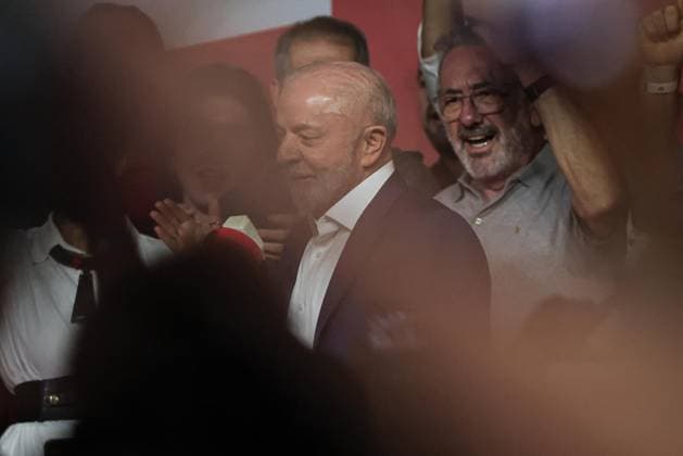 RECORD DATE NOT STATED Presidente Lula em coletiva de Imprensa SoO PAULO (SP), Oct. 4, 2026 POLITICS ELECTIONS President Luiz Inacio Lula da Silva at a press conference following the vote count and the confirmation of a runoff election on Sunday night (4). IMAGO Andre Pera Sao Paulo Brasil Copyright: xAndrexPerax
