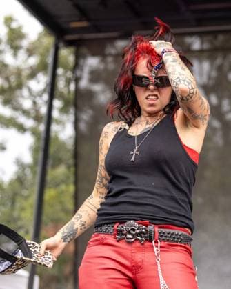 October 4, 2026, Austin, Texas, USA: Singer LAUREN SANDERSON during the Austin City Limits Music Festival at Zilker Park in Austin, Texas Austin USA  - ZUMAs135 20261004_zap_s135_187 Copyright: xDanielxDeSloverx