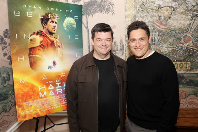 New York Tastemaker screening of Amazon MGM Studios™ project Hail Mary at The Whitby Hotel Screening Room Featuring: Chris Miller (Director, Producer) and Phil Lord (Director, Producer) Where: New York, New York, United States When: 04 Oct 2026 Credit: Marion Curtis StarPix for Amazon MGM Studios INSTARimages EDITORIAL USE ONLY. NOT FOR USE BY NEWSPAPERS BASED IN THE UK. Copyright: xx instar56075196