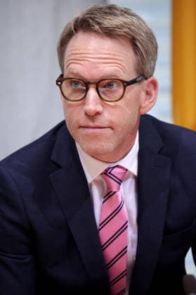 Marc Henrichmann, Member of the Bundestag (MdB), CDU, Chair of the Parliamentary Oversight Committee for the Federal Intelligence Services, Public Hearing of the Parliamentary Oversight Committee, Berlin, October 5, 2026