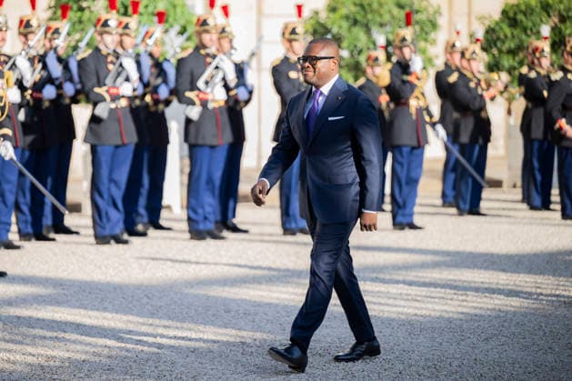 Emmanuel Macron Welcomes Benin President Romuald Wadagni - Paris French President Emmanuel Macron welcomes Benin s President Romuald Wadagni at the Elysee Palace in Paris on October 5, 2026. Photo by Eliot Blondet ABACAPRESS.COM Paris Ile-de-France France  Copyright: xBlondetxEliot ABACAx