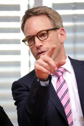Marc Henrichmann, Member of the Bundestag (MdB), CDU, Chair of the Parliamentary Oversight Committee for the Federal Intelligence Services, Public Hearing of the Parliamentary Oversight Committee, Berlin, October 5, 2026