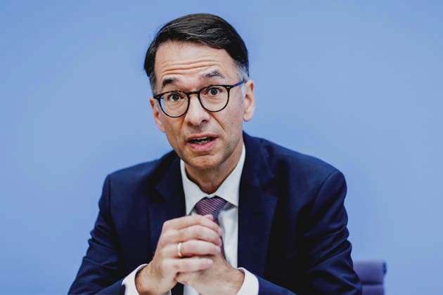 Christian Heinz, Minister of Justice and for the Rule of Law in Hesse, photographed during a press conference on the topic Taking a Firm Stand Against Anti-Semitism: Expert Opinion on the Draft Law Criminalizing the Denial of Israel’s Right to Exist in Berlin, October 5, 2026, Berlin, Germany Copyright: xFlorianxGaertnerx