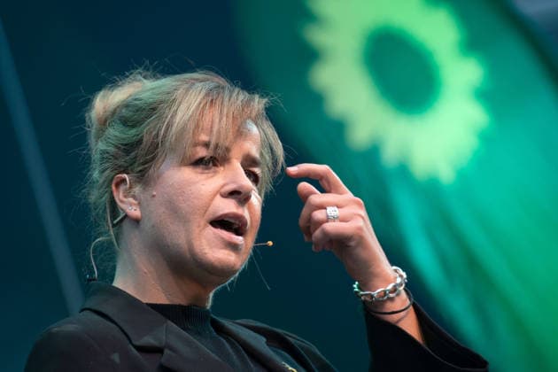 Mona NEUBAUR intends to lead her party as the top candidate in the 2027 state election in North Rhine-Westphalia. During her speech, Mona NEUBAUR, Alliance 90 The Greens, Minister for Economy, Industry, Climate Protection, and Energy, Deputy Minister-President of North Rhine-Westphalia, at a press conference held by Alliance 90 The Greens regarding the nominati