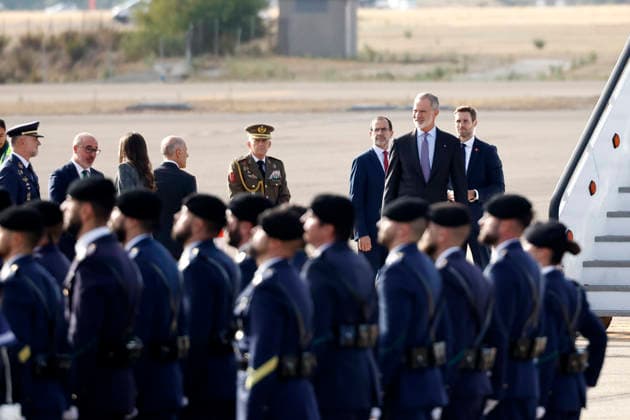 The King and Queen Begin Their State Visit to Finland King Felipe VI during the ceremonial send-off held at the airport prior to his state visit to Finland, on October 5, 2026, in Madrid, Spain. The state visit to Finland will take place October 5–7, with stops in Helsinki and Rovaniemi. STATE VISIT KING AND QUEEN AIRPORT Antonio Gutiérrez Madrid, Spain  Copyright: xAntonioxGutiÃ rrezx 7821958
